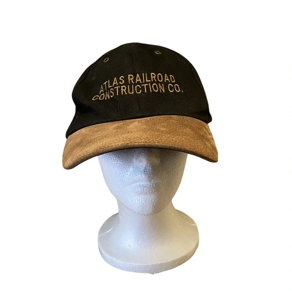 Atlas Railroad Construction Company Train Locomotive Adjustable Cap Choo‎ As Is
